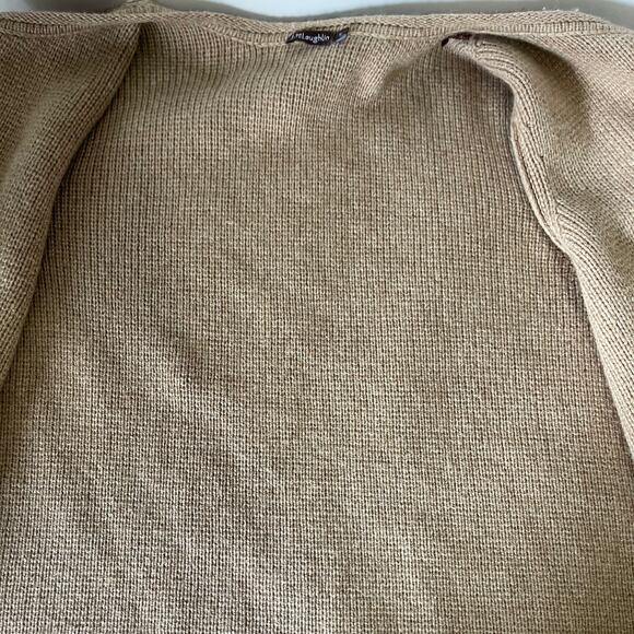 J. MCLAUGHLIN Cropped Wool Cashmere Angora Blend Cardigan in Tan Size S - Picture 7 of 9